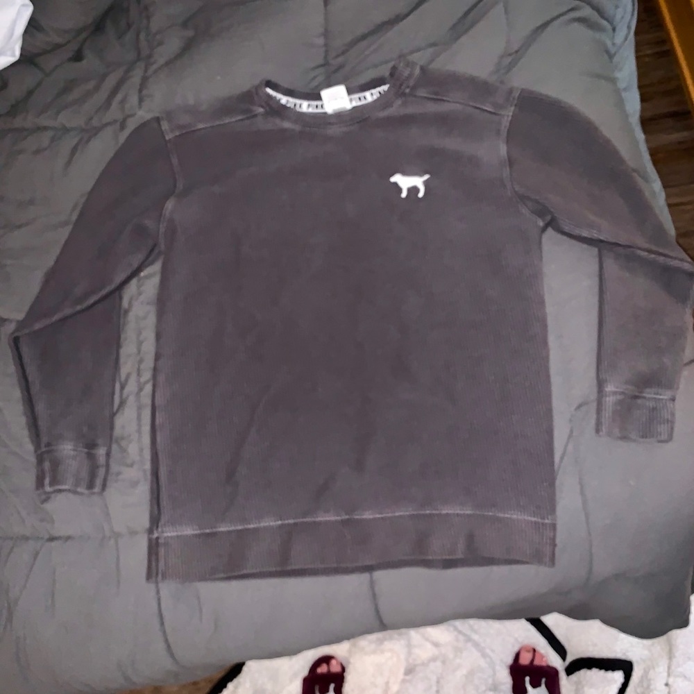 Grey Sweater (Pink VS)